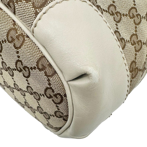 GUCCI Sukey GG Monogram Canvas Tote Bag Beige 247902