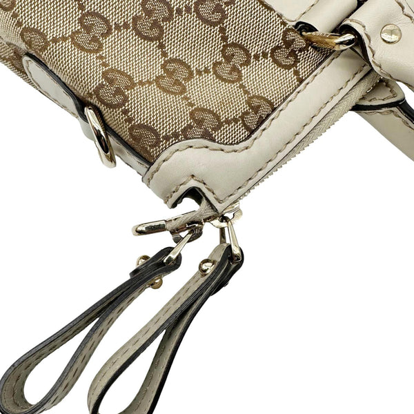 GUCCI Sukey GG Monogram Canvas Tote Bag Beige 247902