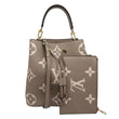 LOUIS VUITTON NeoNoe MM Monogram Empreinte Tote Bag Black Bicolor