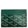 GOYARD Saint Sulpice  Coated Canvas Card Holder Green