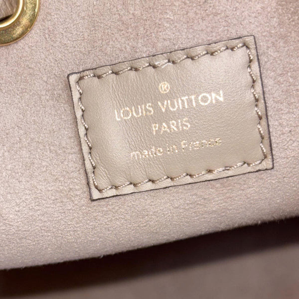 LOUIS VUITTON NeoNoe MM Monogram Empreinte Tote Bag Black Bicolor