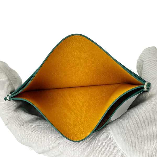 GOYARD Saint Sulpice  Coated Canvas Card Holder Green