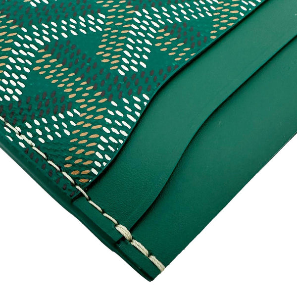 GOYARD Saint Sulpice  Coated Canvas Card Holder Green