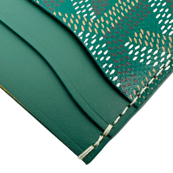 GOYARD Saint Sulpice  Coated Canvas Card Holder Green