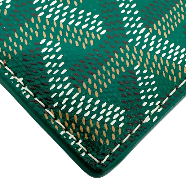 GOYARD Saint Sulpice  Coated Canvas Card Holder Green