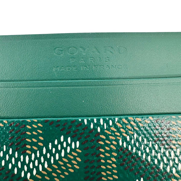GOYARD Saint Sulpice  Coated Canvas Card Holder Green