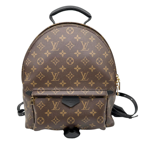 LOUIS VUITTON Palm Springs MM Monogram Canvas Backpack Brown