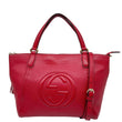 GUCCI Soho Leather Top Handle Shoulder Bag Red 369176