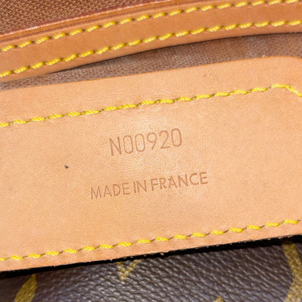 LOUIS VUITTON Sac Flanerie 50 Monogram Canvas Shoulder Bag Brown