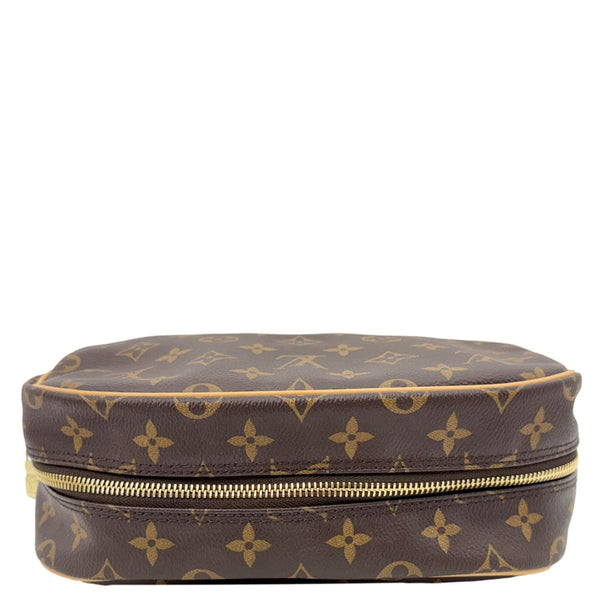 LOUIS VUITTON Toiletry 25 Monogram Canvas Cosmetic Pouch Brown