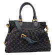 LOUIS VUITTON Neo Cabby MM Monogram Denim Hobo Bag Black