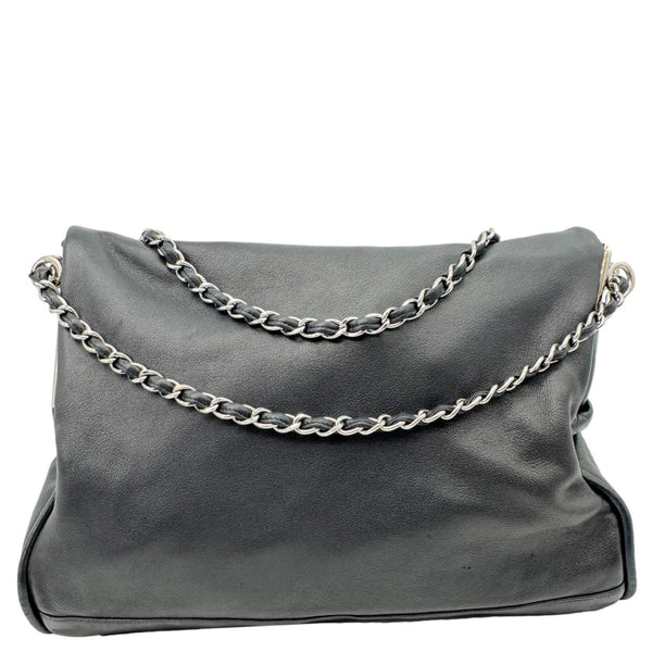 CHANEL Ultimate Large Soft Leather Hobo Bag Black