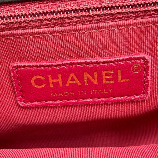 CHANEL In The Loop Flap Medium Quilted Lambskin Leather Shoulder Bag Black