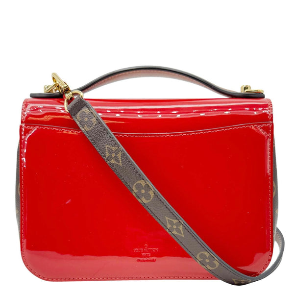 LOUIS VUITTON Cherrywood BB Vernis Leather Crossbody Bag Red