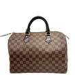 LOUIS VUITTON Speedy 30 Damier Ebene Satchel Bag Brown