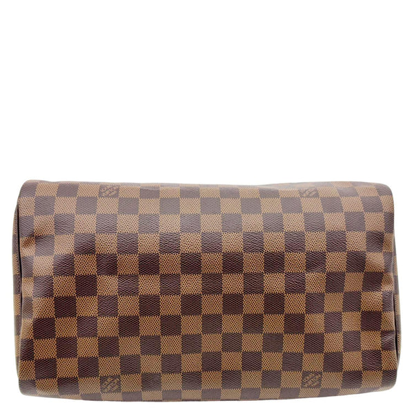LOUIS VUITTON Speedy 30 Damier Ebene Satchel Bag Brown