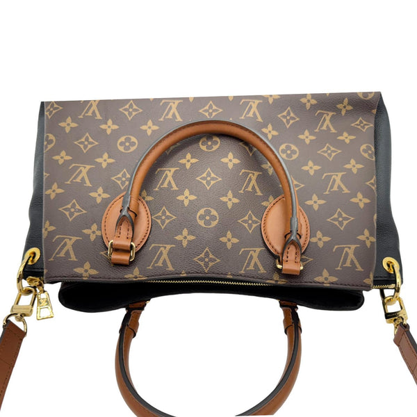 LOUIS VUITTON Vendome MM Monogram Canvas Shoulder Bag Brown
