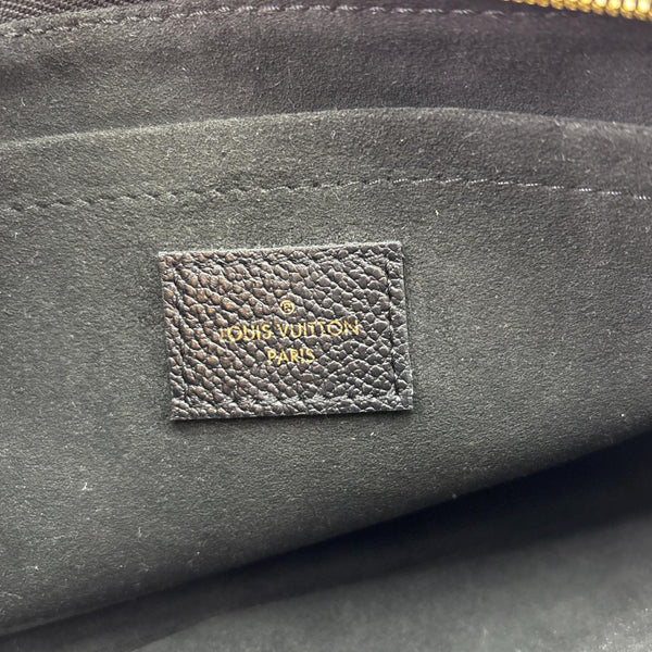 LOUIS VUITTON Multi Pochette Accessoires Monogram Empreinte Leather Crossbody Bag Black