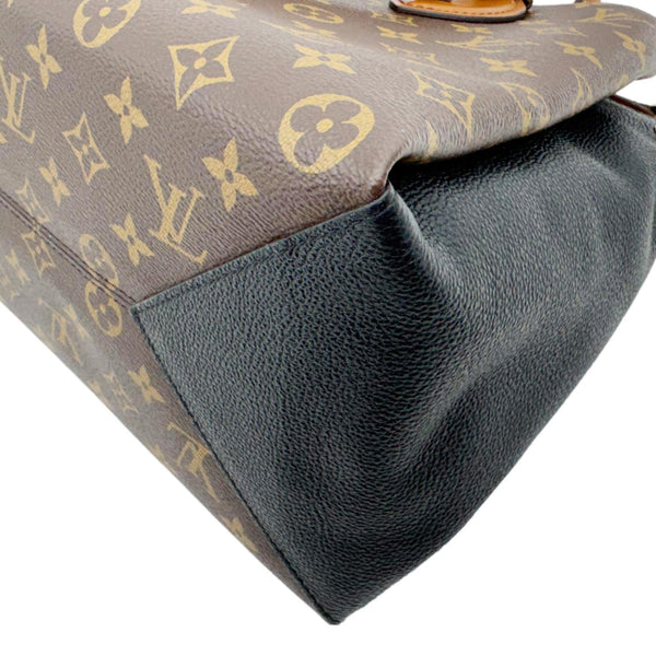 LOUIS VUITTON Vendome MM Monogram Canvas Shoulder Bag Brown
