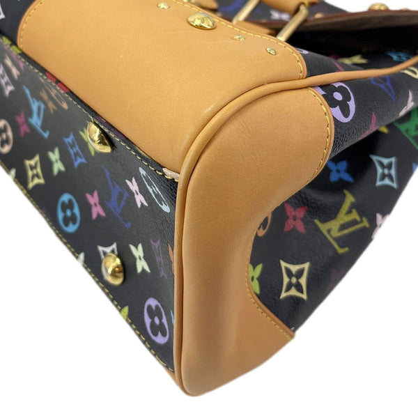 LOUIS VUITTON Beverly GM Monogram Multicolor Satchel Bag Black