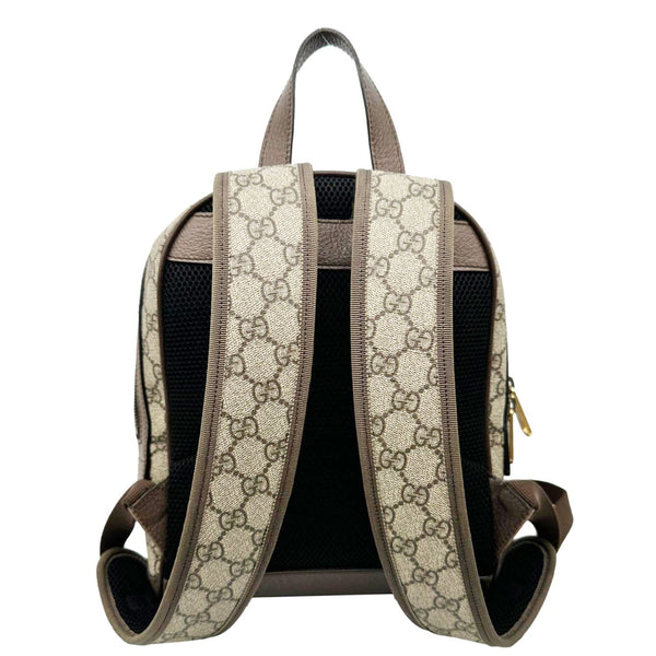 GUCCI x Disney Ophidia Dome Web GG Supreme Three Little Pigs Canvas Backpack Beige