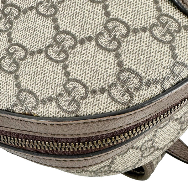GUCCI x Disney Ophidia Dome Web GG Supreme Three Little Pigs Canvas Backpack Beige