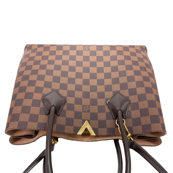 LOUIS VUITTON Kensington Damier Ebene Shoulder Bag Brown