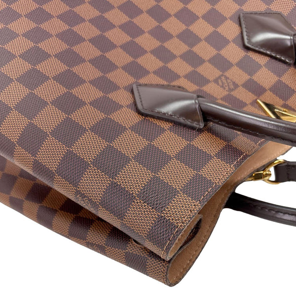 LOUIS VUITTON Kensington Damier Ebene Shoulder Bag Brown