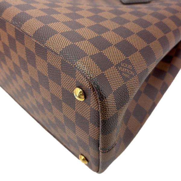 LOUIS VUITTON Kensington Damier Ebene Shoulder Bag Brown