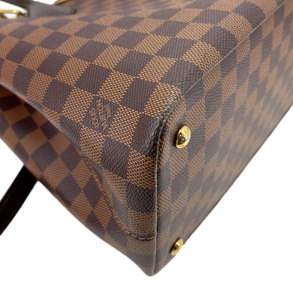 LOUIS VUITTON Kensington Damier Ebene Shoulder Bag Brown