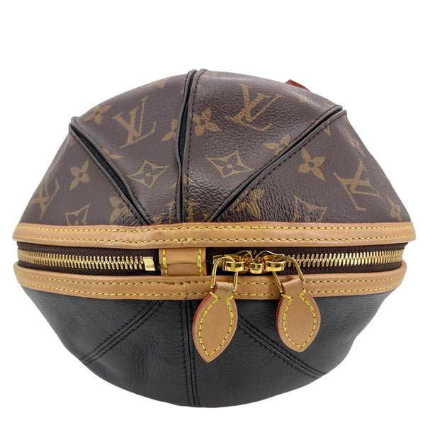 LOUIS VUITTON LV Egg Souple Monogram Canvas Shoulder Bag Brown