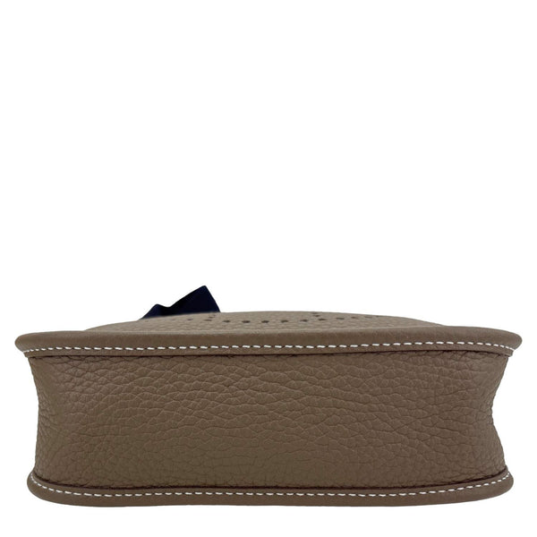 HERMES Evelyne TPM 16 Clemence Leather Shoulder Bag Brown