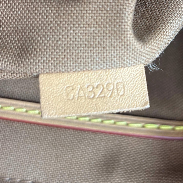 LOUIS VUITTON Montsouris BB Monogram Canvas Leather Backpack Bag Brown