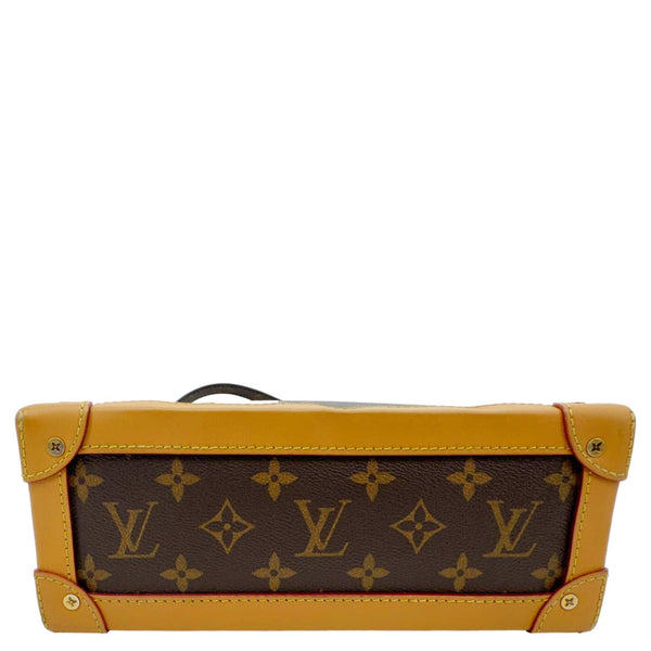 LOUIS VUITTON Soft Trunk Monogram Canvas Shoulder Bag Brown