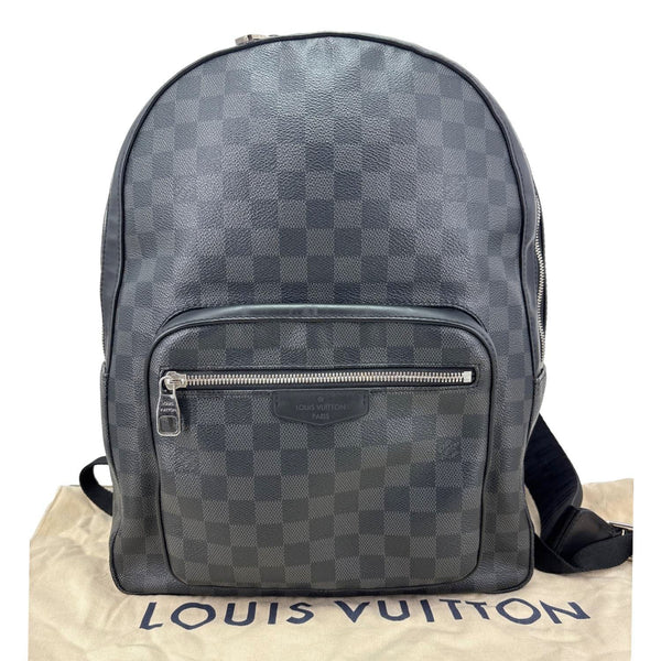 LOUIS VUITTON Josh Damier Graphite Backpack Black