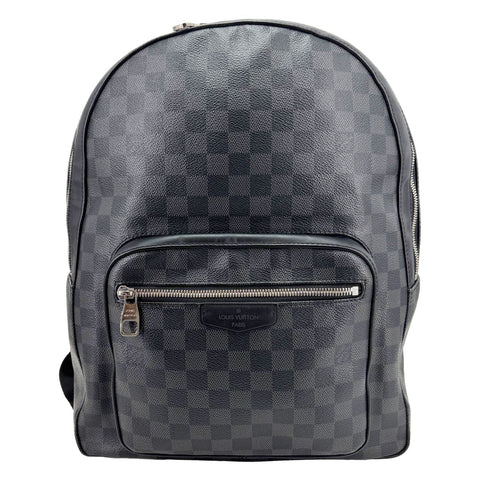 LOUIS VUITTON Josh Damier Graphite Backpack Black