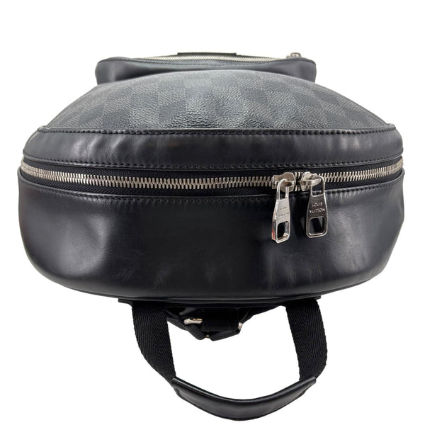 LOUIS VUITTON Josh Damier Graphite Backpack Black