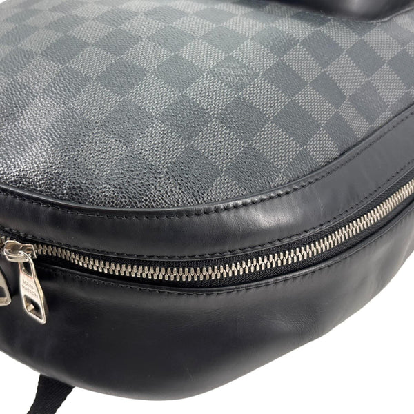 LOUIS VUITTON Josh Damier Graphite Backpack Black