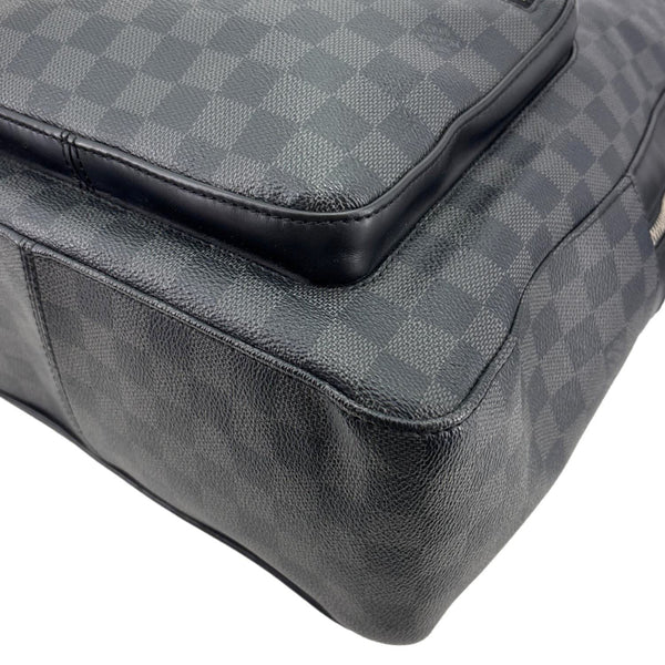 LOUIS VUITTON Josh Damier Graphite Backpack Black