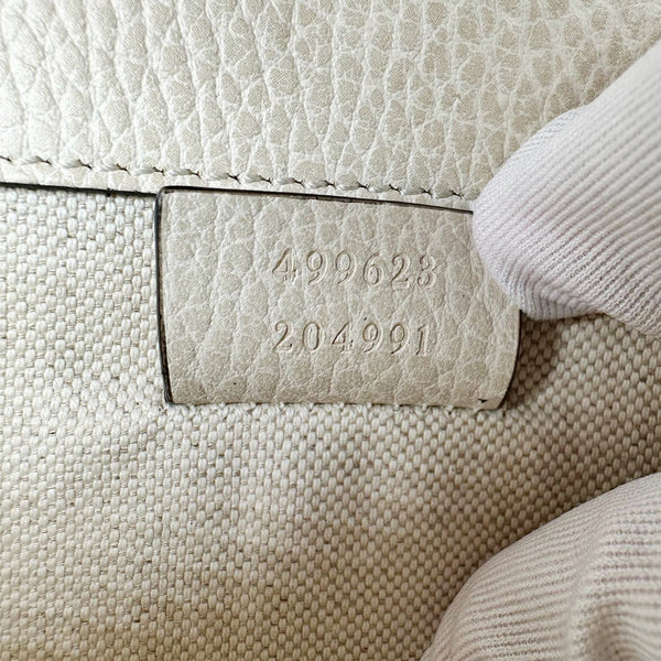 GUCCI Dionysus Small Calf Leather Shoulder Bag Beige 499623