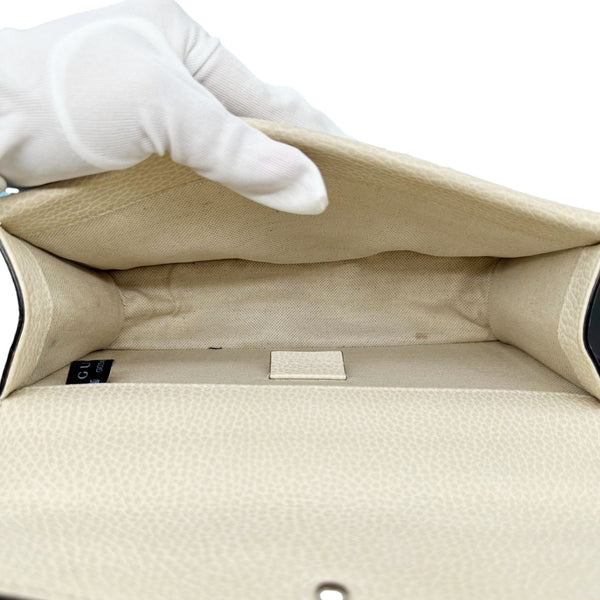 GUCCI Dionysus Small Calf Leather Shoulder Bag Beige 499623