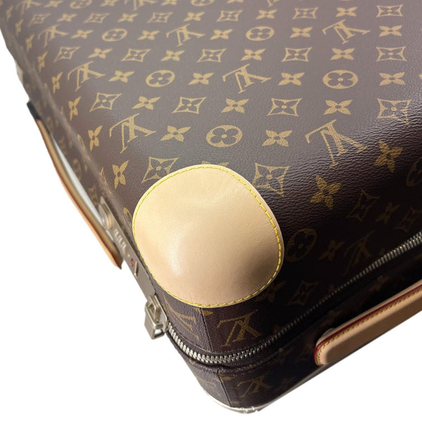 LOUIS VUITTON Horizon 55 Monogram Canvas Travel Bag Brown