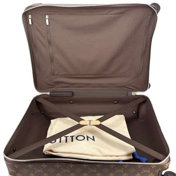 LOUIS VUITTON Horizon 55 Monogram Canvas Travel Bag Brown