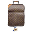LOUIS VUITTON Pegase 55 Monogram Canvas Business Suitcase Travel Bag Brown