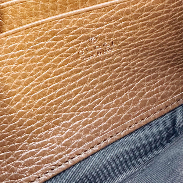 GUCCI Dionysus Mini GG Denim Chain Wallet Crossbody Bag Blue 401231