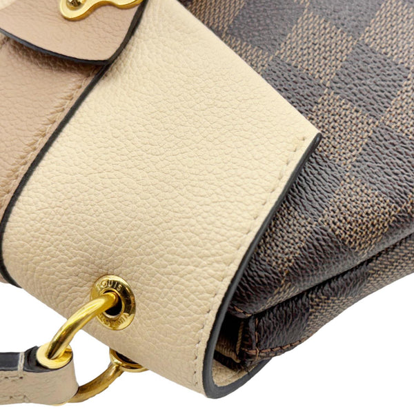 LOUIS VUITTON Clapton Damier Ebene Backpack Bag Beige