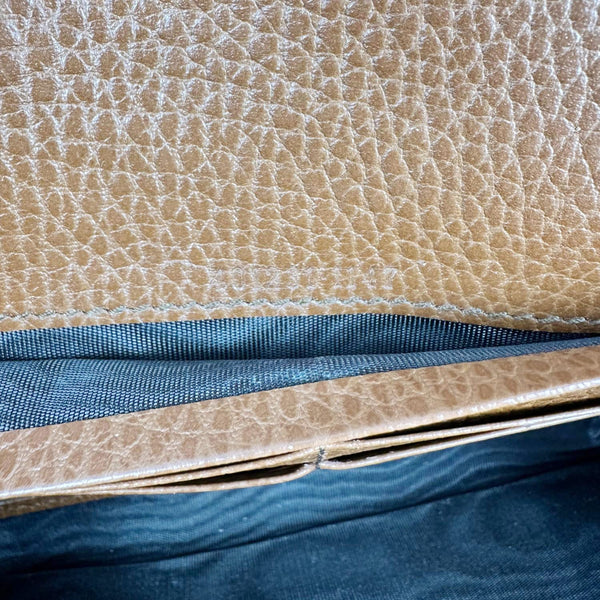 GUCCI Dionysus Mini GG Denim Chain Wallet Crossbody Bag Blue 401231