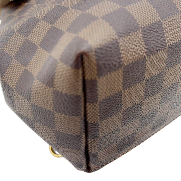 LOUIS VUITTON Clapton Damier Ebene Backpack Bag Beige