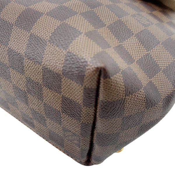 LOUIS VUITTON Clapton Damier Ebene Backpack Bag Beige