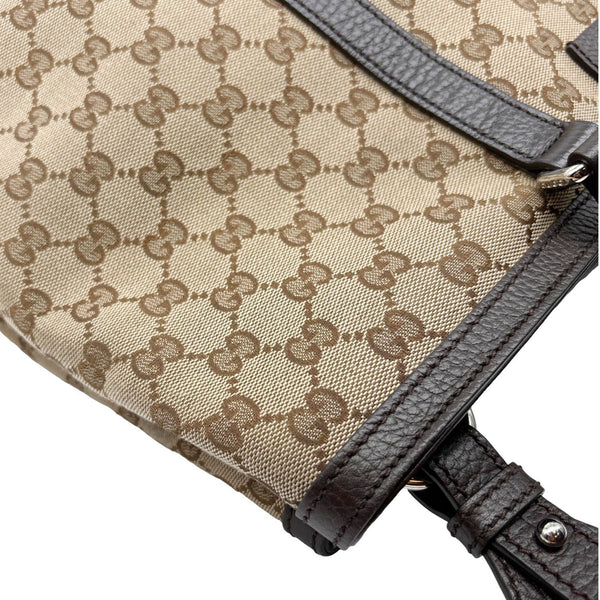 GUCCI Joy Large GG Supreme Canvas Shopping Tote Bag Beige 449169